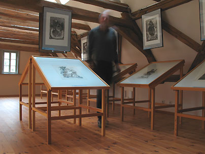 Ausstellungsraum der Pavillon-Presse Weimar